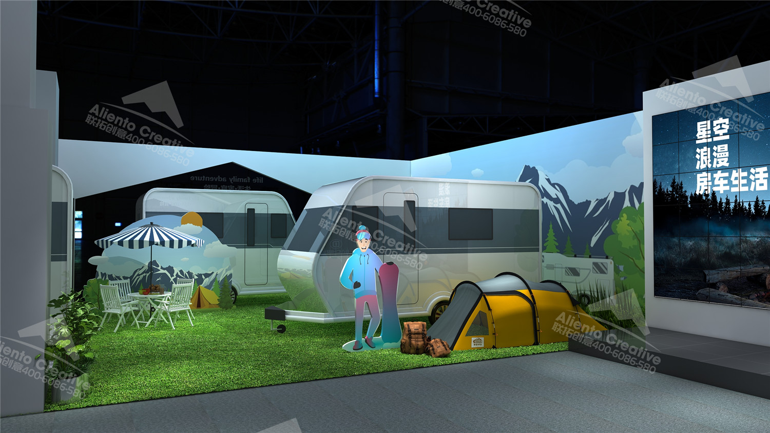 北京房車展設計搭建